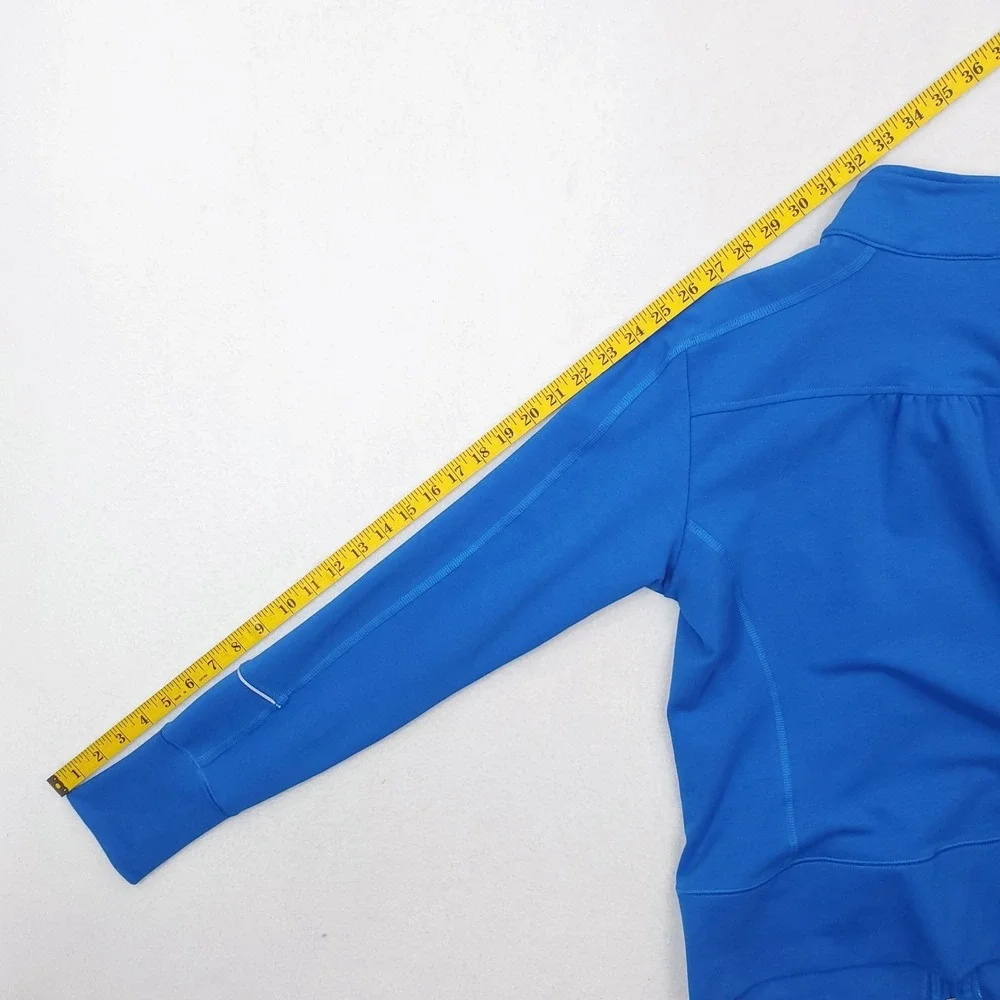 Nike Track‎ Jacket Womens Large Blue Fit Dry Reflective Running